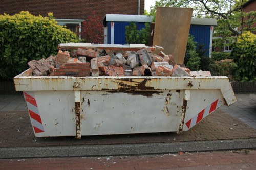 Residents utilizing recycling services in Yeading