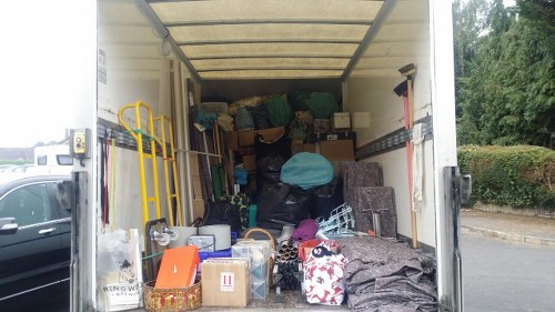 Grab Lorry Hire vehicle ready for transportation in Yeading