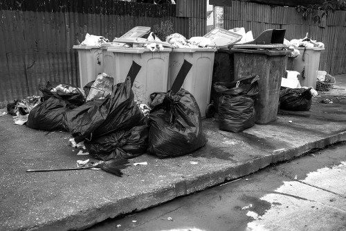 Builders skip being delivered to a Yeading construction site