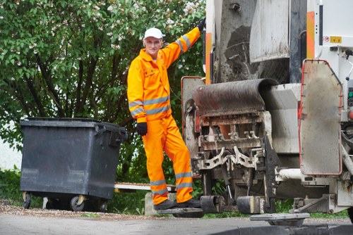 Customer service representative assisting with skip hire in Yeading