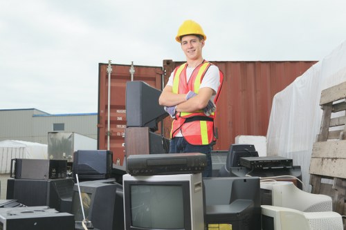 Inspectors conducting a supplier audit at a waste handling facility