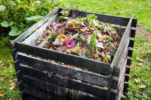 Recycling bins and eco-friendly rubbish disposal in Yeading